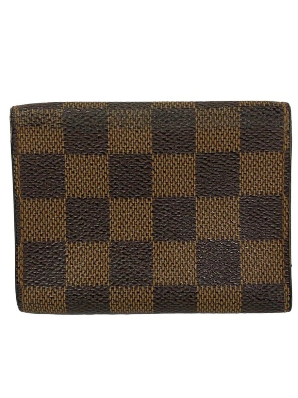 LOUIS VUITTON Enveloppe Carte de Visite N62920 Ebene Damier CA1003 Card Case - Picture 2 of 7